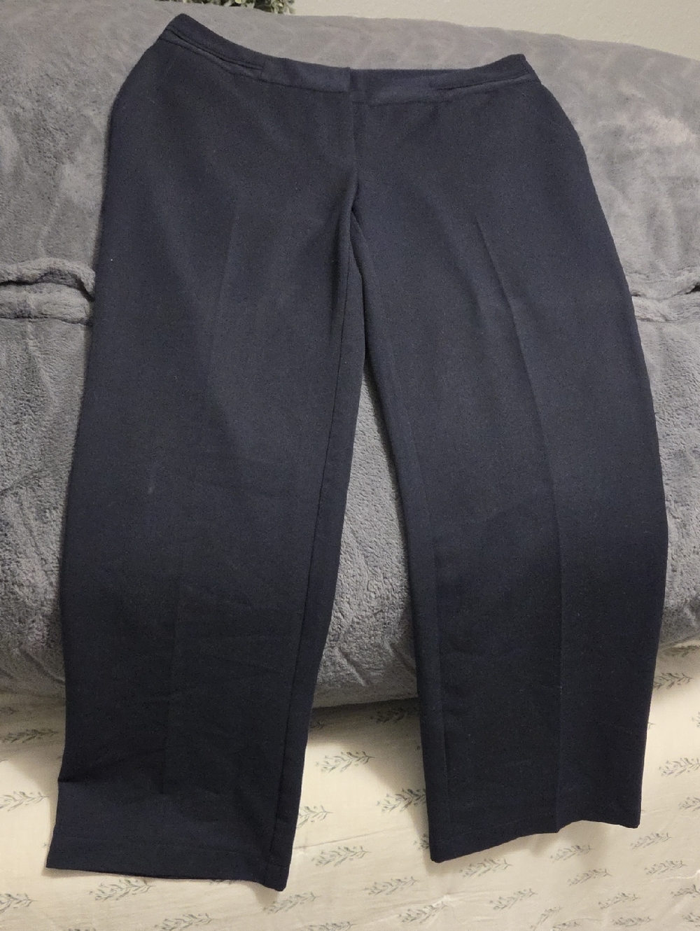 Rafaella Navy Womens Dress Pants